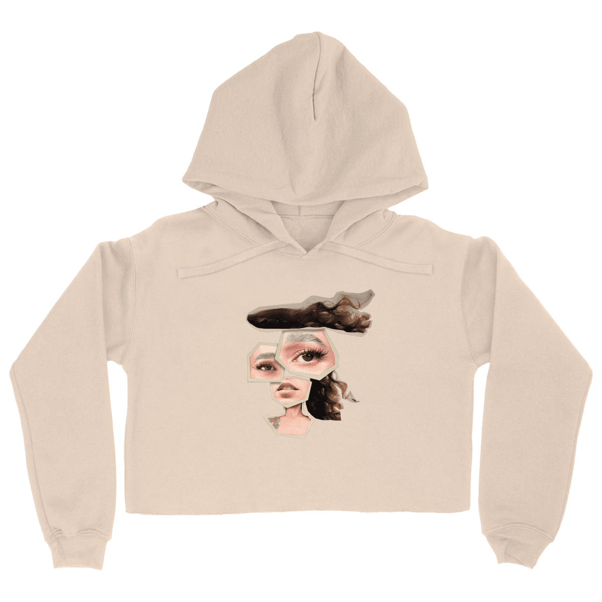 iLe Collage Crop Hoodie